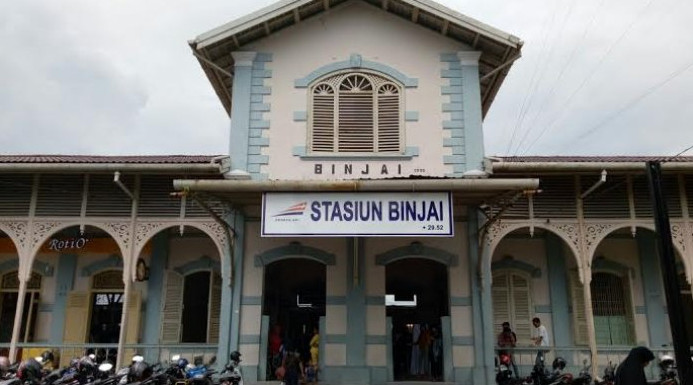Stasiun Binjai dimasa sekarang. Foto : Tangkapan Layar Google