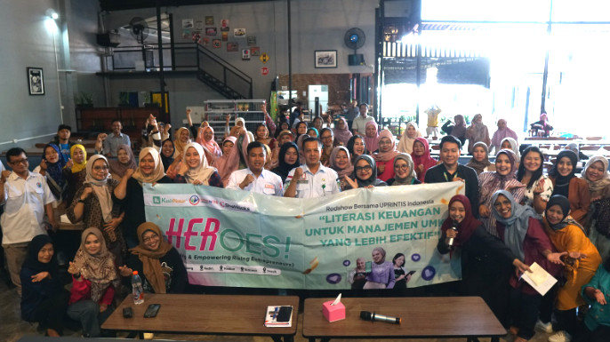 Pesera dari UMKM di Madiun antusias mengikuti hingga selesai. Foto : Uprintis Indonesia
