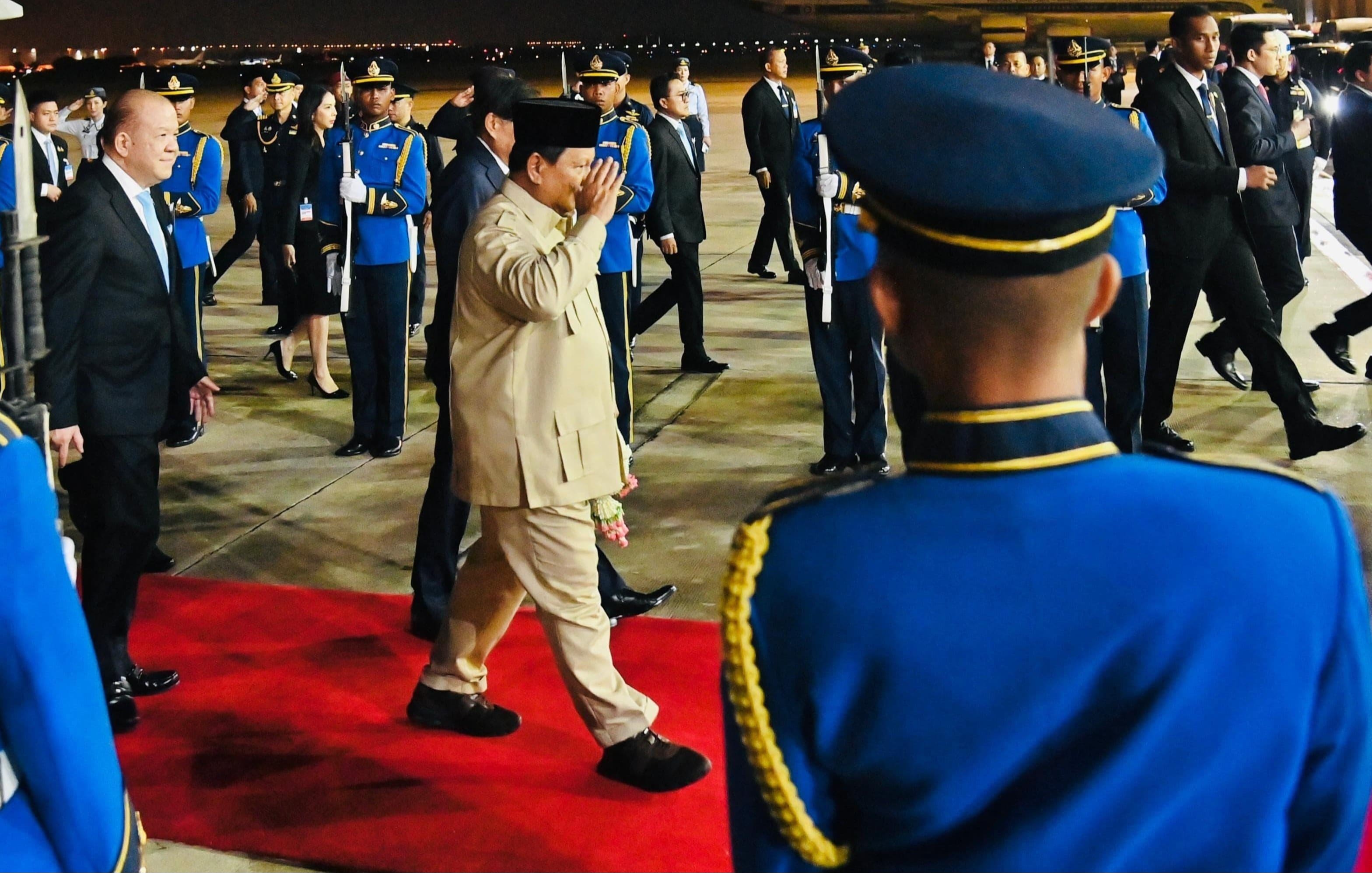 Kunjungan Resmi ke Thailand, Presiden Prabowo Akan Bertemu Raja Maha Vajiralongkorn dan PM Paetongtarn. Foto: BPMI Setores