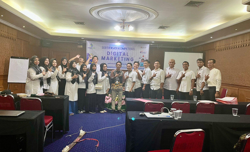 Tingkatkan kompetensi pencari kerja dan umkm, disnakertrans provinsi Riau adakan pelatihan berbasis kompetensi. Foto : Disnakertrans Riau
