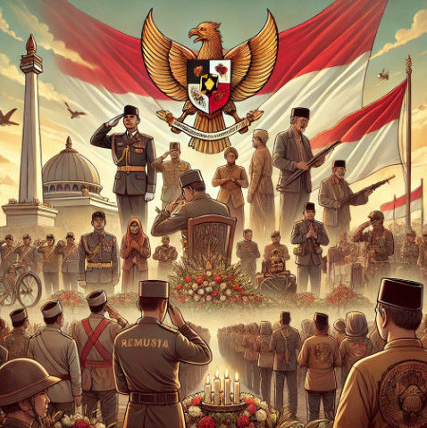 Ilustrasi sejarah kepahlawan. Foto : google