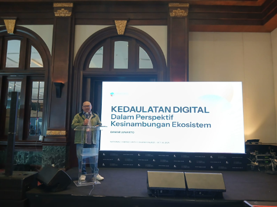 “Kedaulatan digital bukan sekadar jargon — tapi perjuangan eksistensial bangsa di abad data.”Foto: Dokumentasi GRADASI – NCC 2025