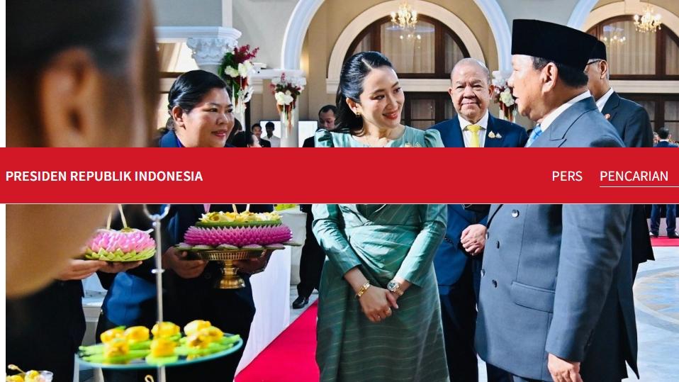 Momen Hangat Diplomasi Budaya: PM Paetongtarn Ajak Presiden Prabowo Kunjungi Pameran Seni dan Kuliner Thailand. Foto: BPMI Setpres