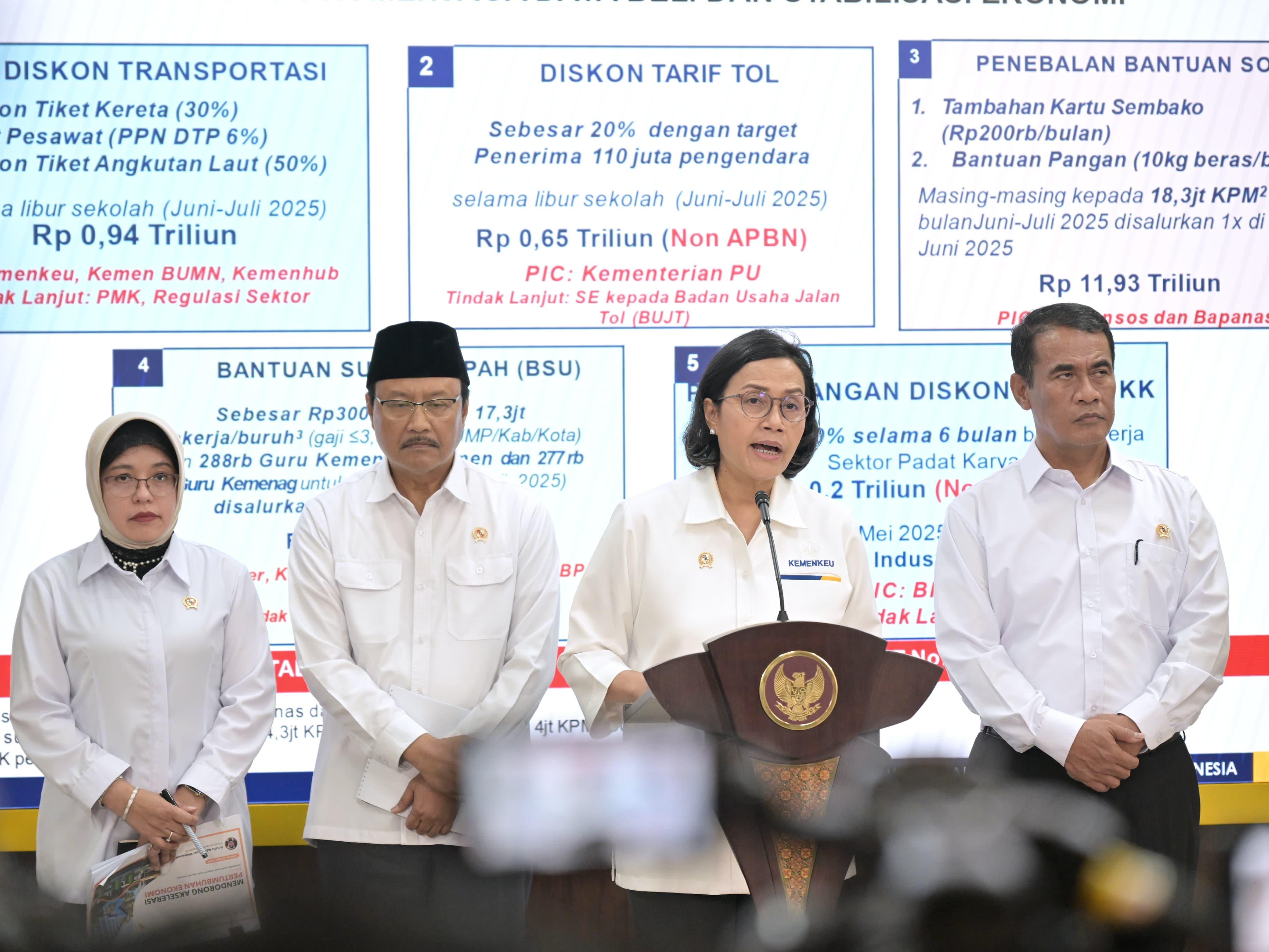 Presiden Prabowo Gulirkan Paket Stimulus Ekonomi Rp24,44 Triliun untuk Jaga Momentum Pertumbuhan
