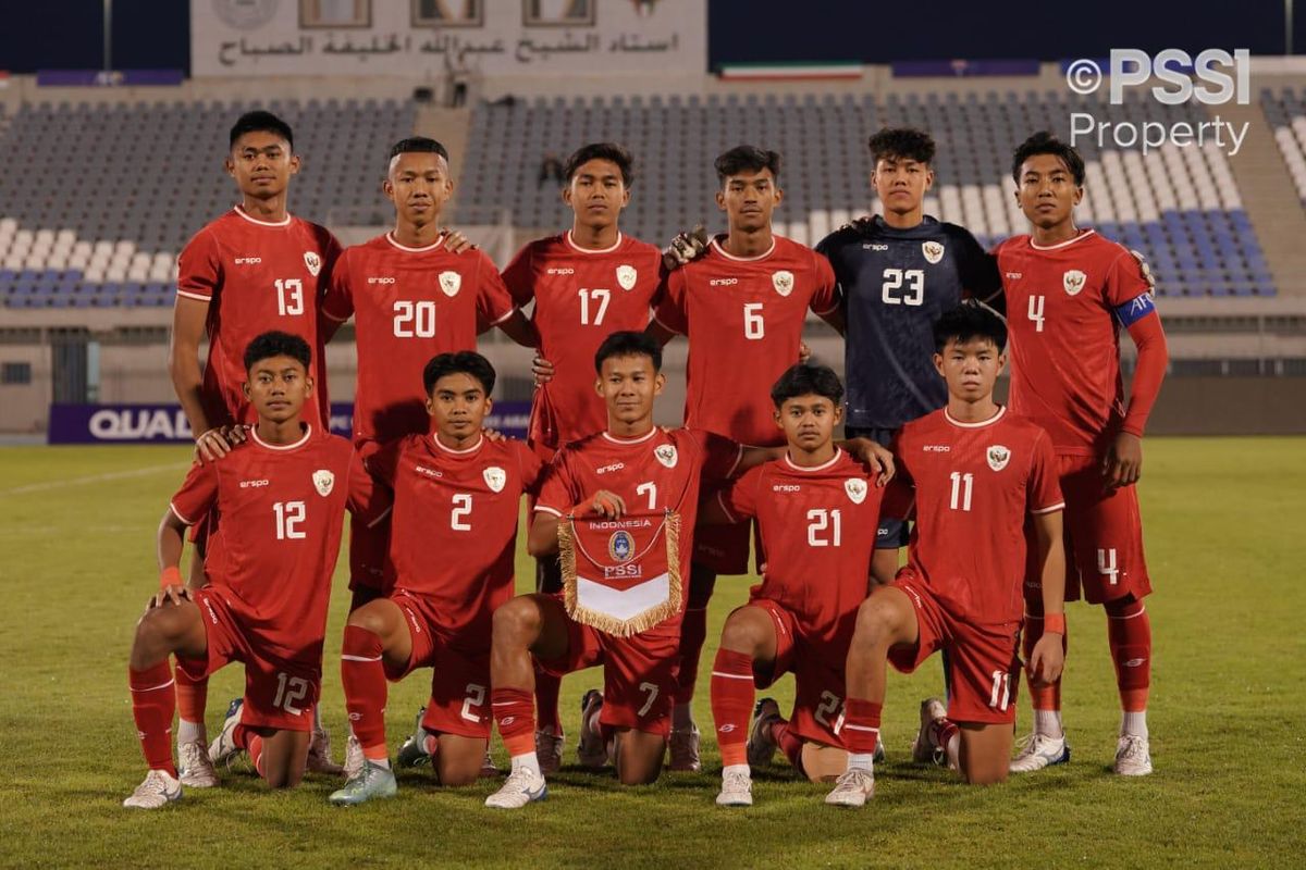 Garuda Muda Perkasa! Indonesia Ungguli Yaman 2-0 di Babak Pertama Piala Asia U-17. Foto: dok. PSSI
