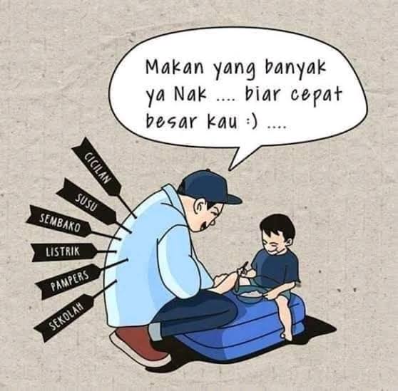 Ilustrasi beban lelaki. Foto : Google
