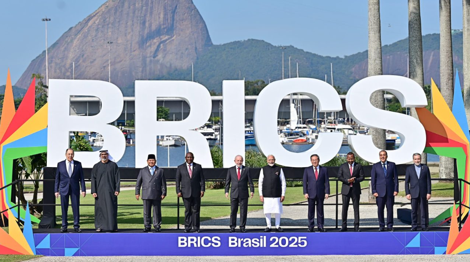 Presiden Prabowo Subianto menghadiri KTT BRICS 2025 di Museum of Modern Art, Rio de Janeiro, Brasil. Foto: BPMI Setpres/Muchlis Jr