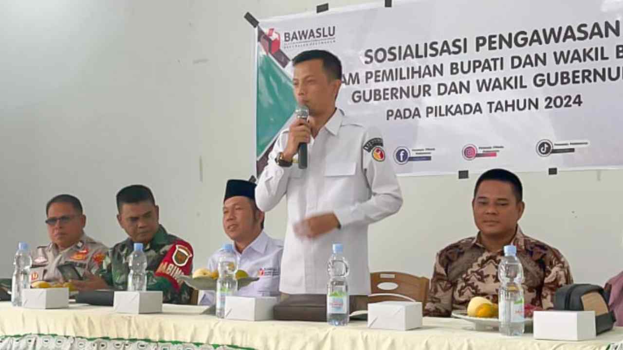 Bawaslu OKI Gaungkan Pentingnya Partisipasi Publik dalam Pengawasan Pemilu di Pedamaran. Sumber: Dokumentasi Humas Bawaslu OKI.