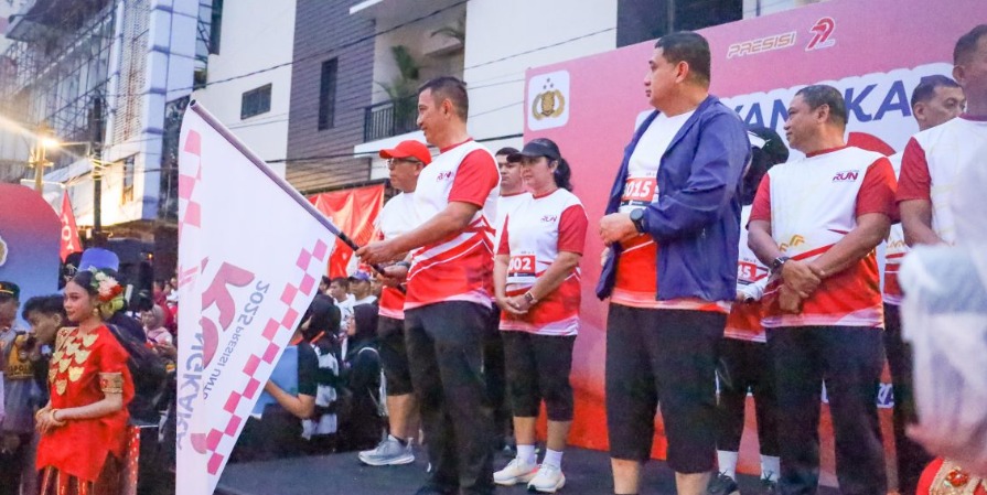 Bhayangkara Run 2025. Foto: doc tribratanews.polri.go.id
