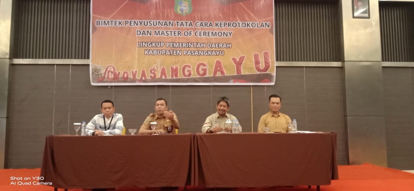 Bimtek Keprotokoleran dan Master of Ceremony bagi Kalangan Pemerintah Daerah Kab. Pasangkayu di Hotel Best Western Coco Palu