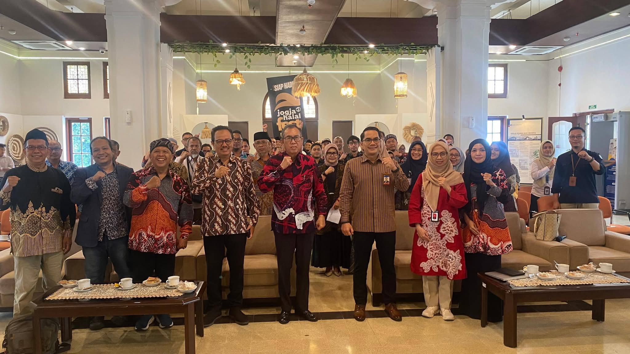 Suasana pertemuan strategis MES DIY bersama Bank Indonesia di Gedung Heritage, Yogyakarta, Rabu (8/4/2026). Foto: Ahmad Habibi