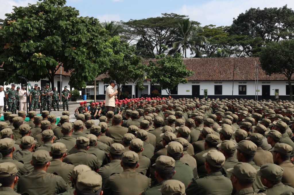 Menhan Sjafrie Tinjau Langsung Kesiapan Pembentukan Siswa SPPI di Rindam IV/Diponegoro