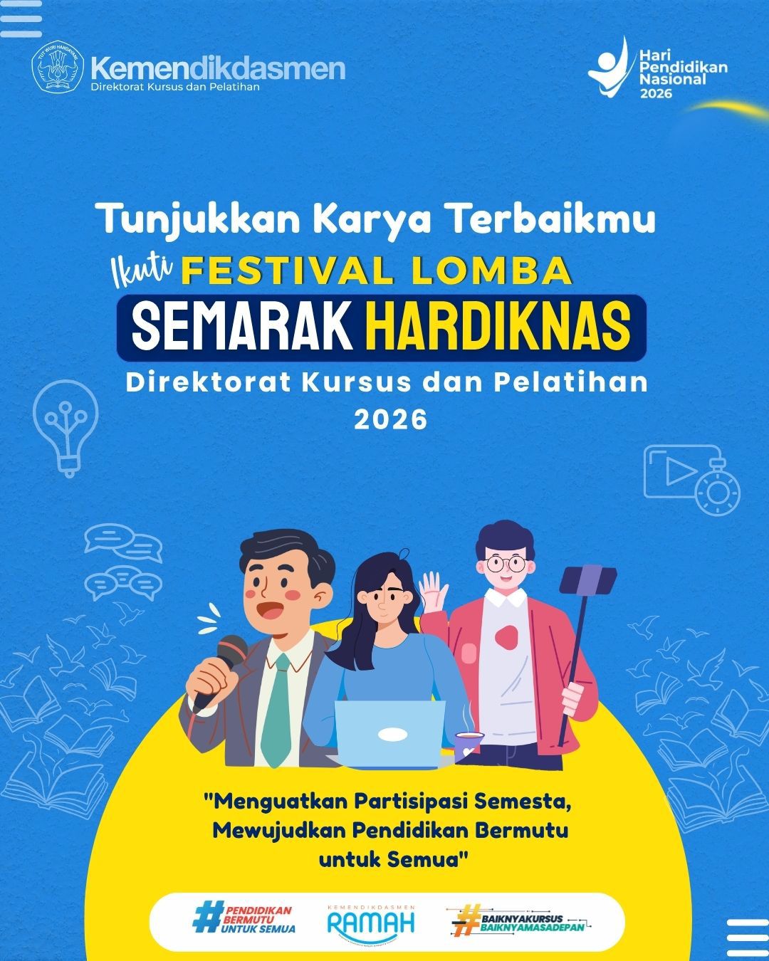 Semarak Hardiknas Kemendikdasmen 2026
