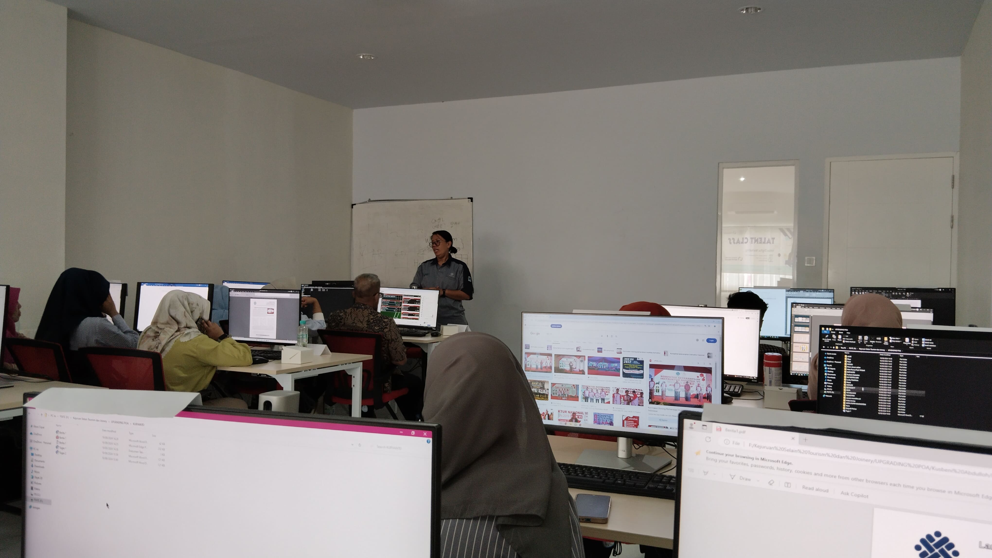 Proses Pembelajaran POA di BBPVP Medan. Foto : Dok. Pribadi