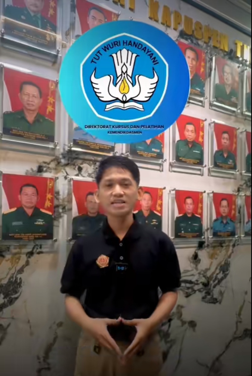 Alumni Program PKW LKP Digitalindo Academy, yang berkolaborasi dengan Kemendikdasmen, kini resmi menjadi Konten Kreator di Pusat Penerangan TNI (Puspen TNI). (Foto: Dok LKP Digitalindo Academy)