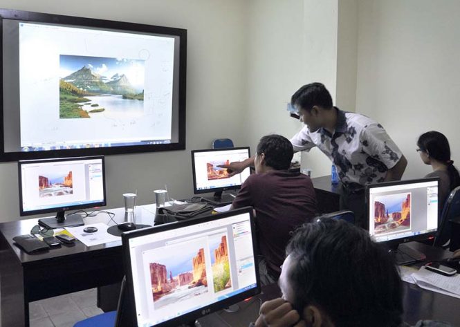Kursus Komputer di LKP BINNUS Wonosobo. Foto: Dok Istimewa