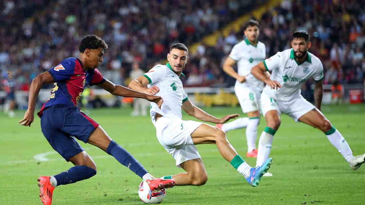 Lamine Yamal, Bintang Muda Barcelona Ukir Rekor di Liga Champions. Sumber: Dokumentasi Getty Images