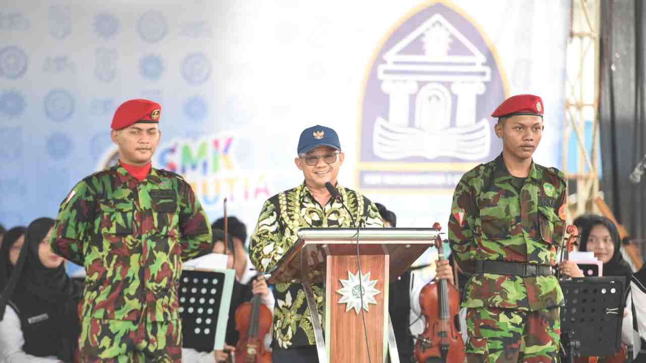 Mendikdasmen Abdul Mu'ti Resmikan Gedung SMK Muhammadiyah 3 Karawang. Foto: dok. Ditjen Vokasi