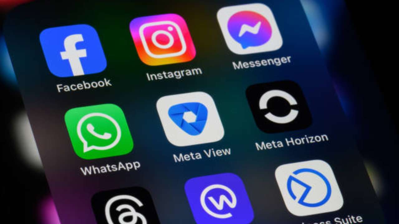 Ilustrasi aplikasi keluarga Meta. Foto: Dok. iStock
