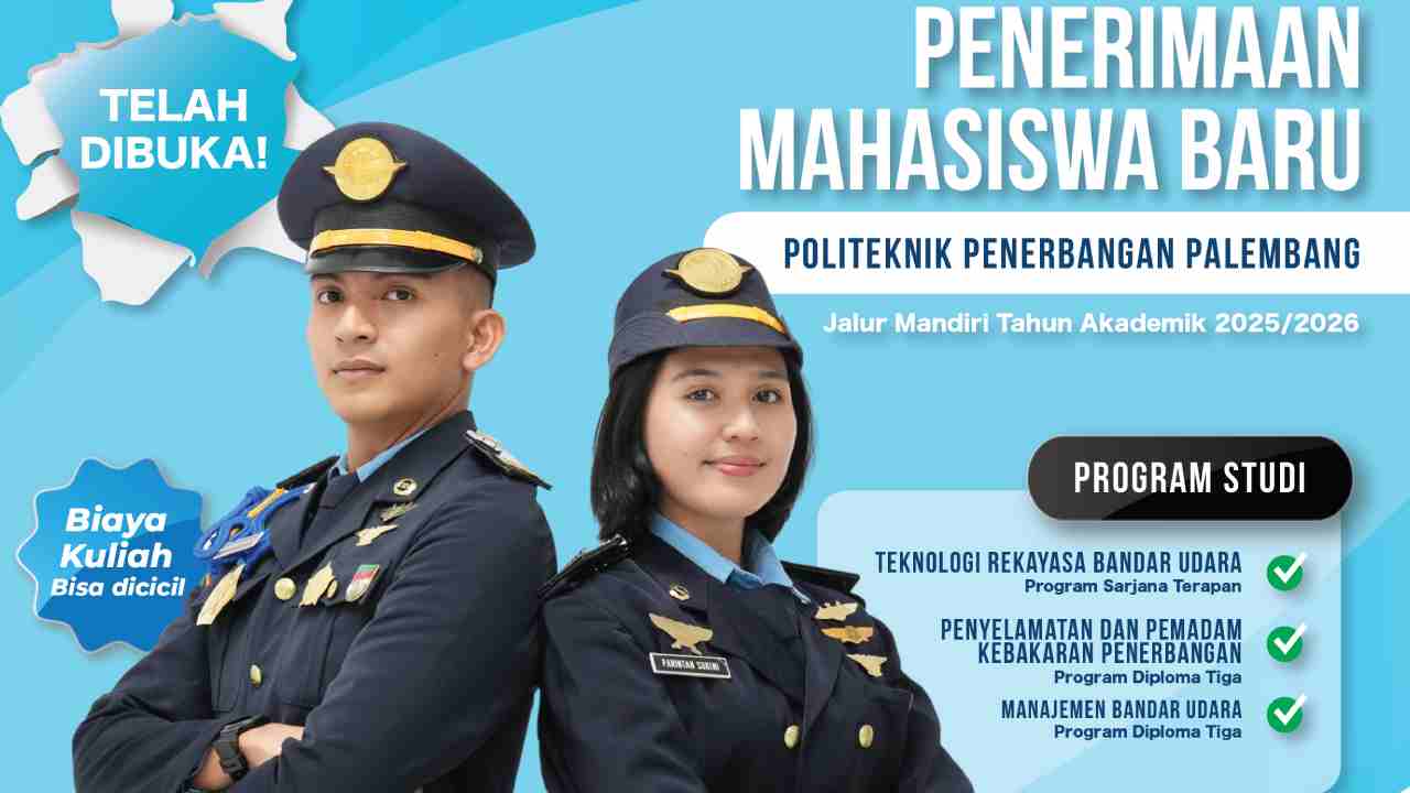 Flyer Penerimaan Mahasiswa Baru SIPENCATAR Jalur Non Reguler (Mandiri) Tahun 2025 Poltekbang. Foto: dok. Poltekbangplg