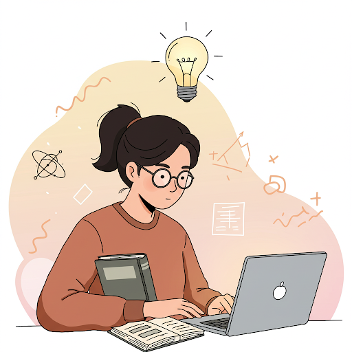 Rahasia sukses belajar bukan sekedar mengandalkan bakat, tapi butuh strategi, Foto : Ilustrasi Meta AI
