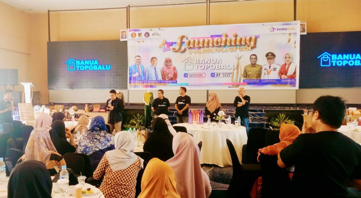 Launching Marketplace Banua Topabalu Platform Khusus pemasaran Produk UMKM di Sulawesi Tengah