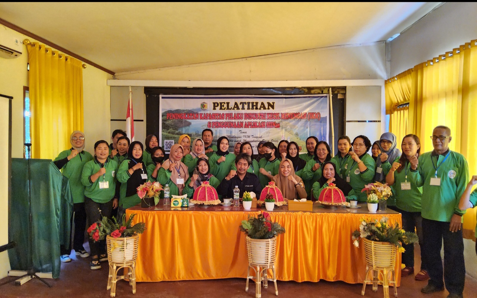 Pelatihan  peningkatan kapasitas dan penggunaan Aplikasi Sistem Informasi Industri Nasional Kab. Morowali. Foto; Budiman