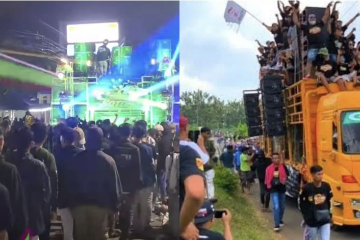 Sound Horeg yang viral di Jawa Timur, dilema hiburan atau kegaduhan? Foto : blitarkawrntar.jawapos.com