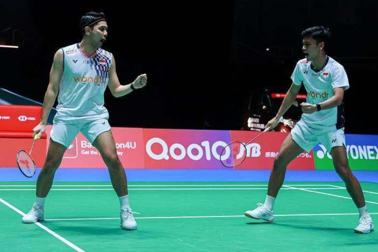 Fajar-Fikri lolos ke perempat final Japan Open 2025. Foto: doc PBSI