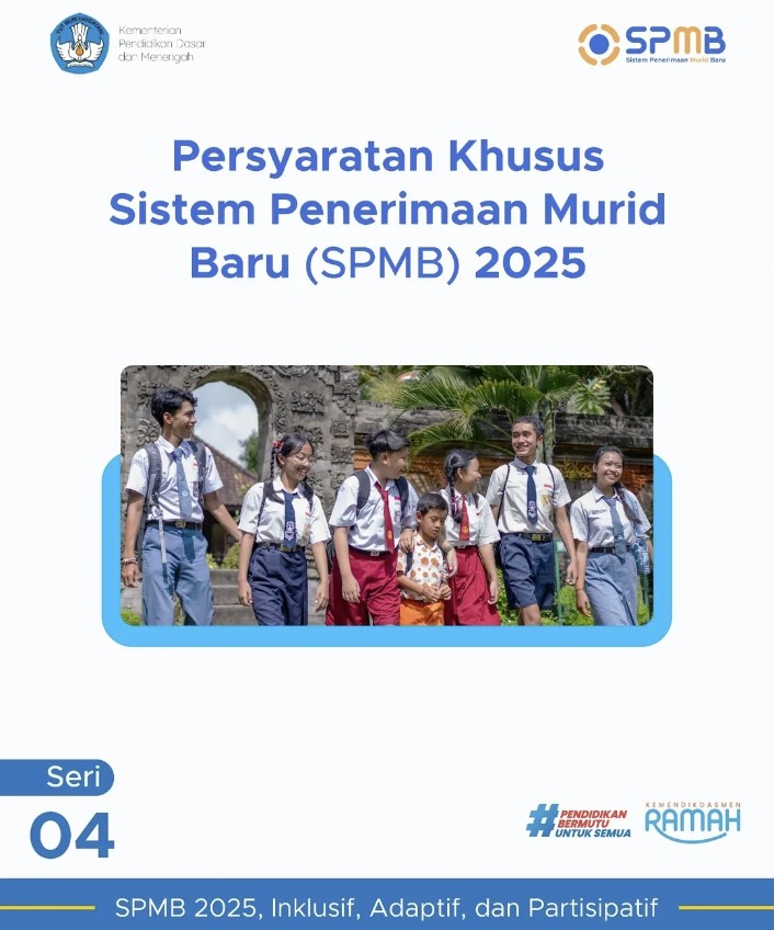 SPMB jenjang Sekolah Menengah Atas. Foto : dirjen SMA