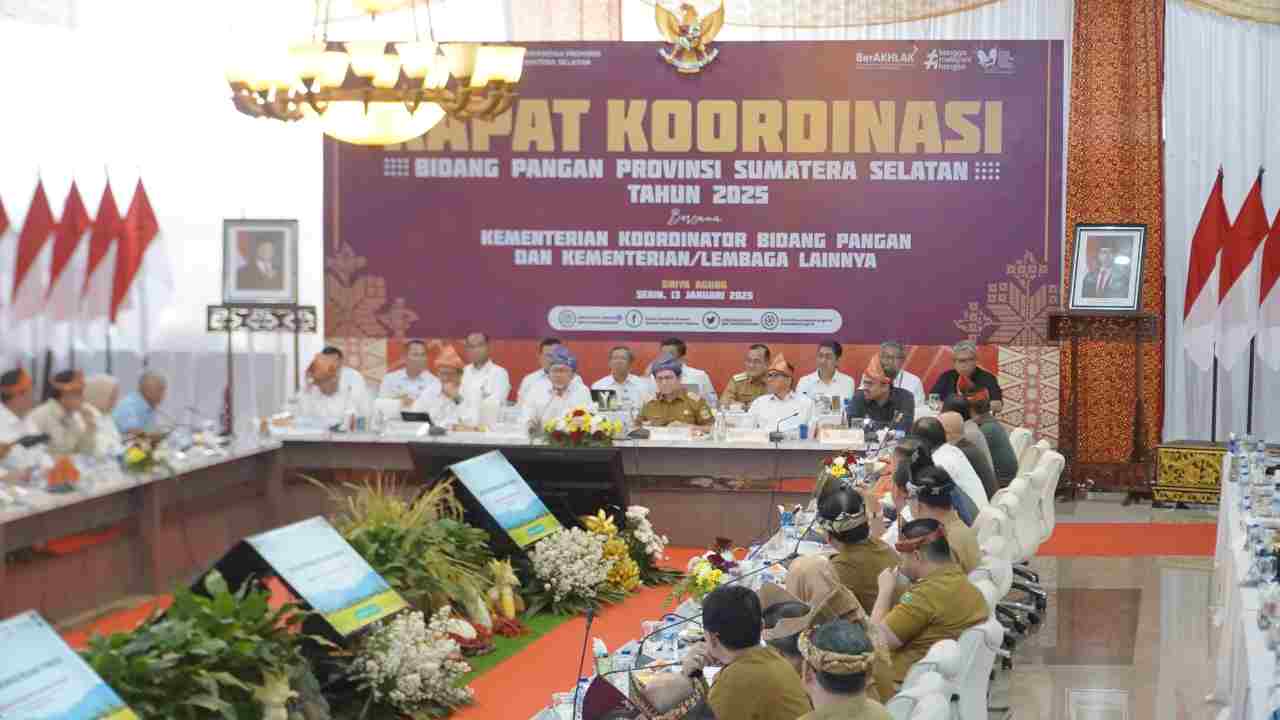 Sumatera Selatan Bidik Swasembada Pangan, Pj Gubernur Elen Setiadi Perkuat Sinergi Pusat dan Daerah. Foto: dok. Humas Pemprov Sumsel
