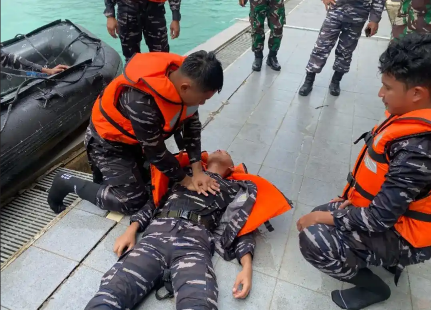 Latihan Matra Laut Sea Survival TA 2025. Foto: tni.mil.id