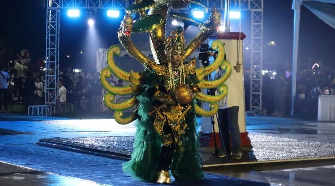 Peserta Wonosobo Night Fashion Carnival  2025. Foto: Ig @disparbudwonosobo