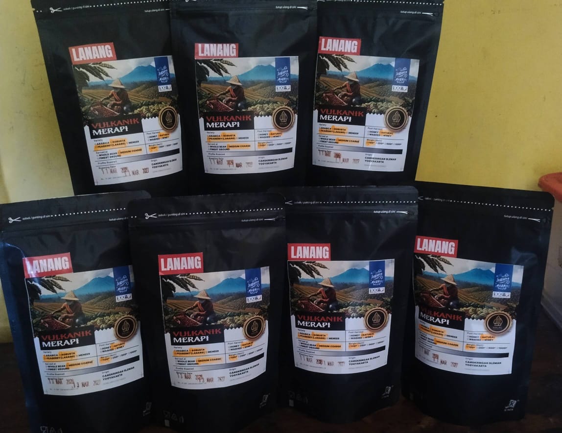 Kopi Robusta Merapi lanang dan Arabika Merapi Winey 60+