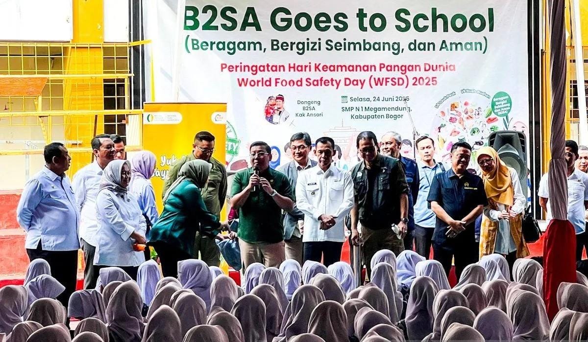 B2SA Goes To School. Foto: tribratanews.polri.go.id