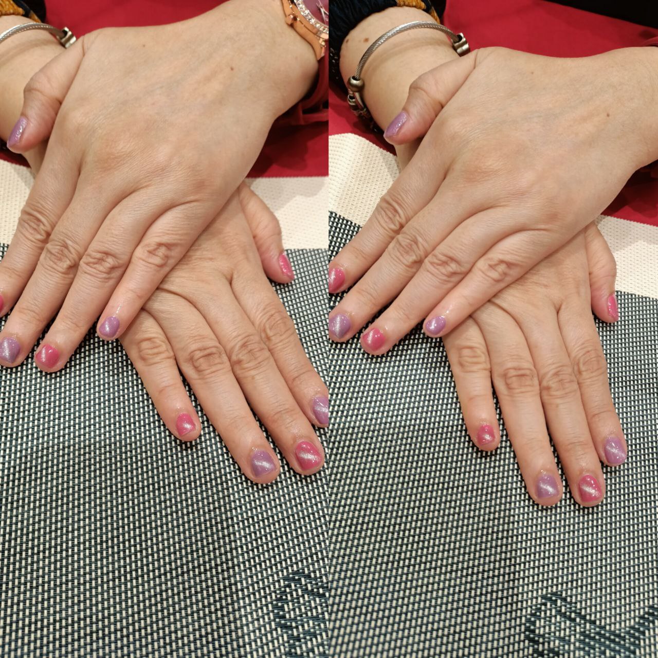 Hasil Manicure. Sumber : Foto Koleksi Pribadi