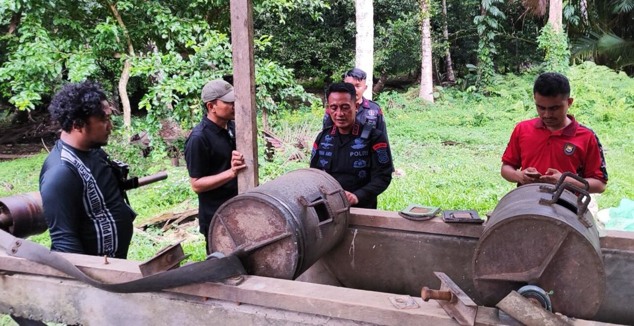Polda Maluku Utara Ambil Alih Kasus Tambang Ilegal di Halmahera Utara. Foto: Tribratanews.polri.go.id