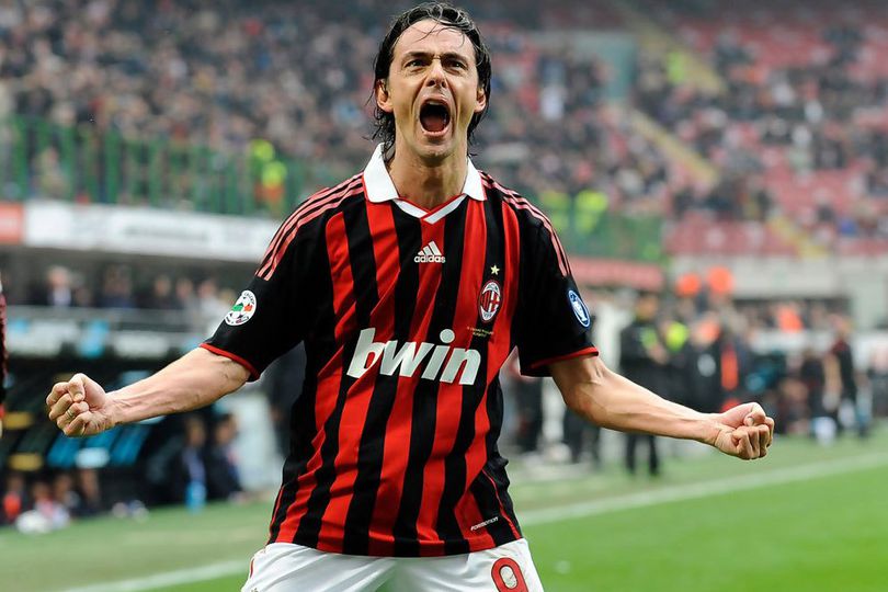 Filippo Inzaghi, predator sepakbola. Foto : AFP