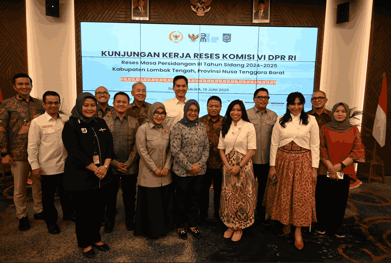 Anggota Komisi VI DPR RI, I Nengah Senantara dalam Kunjungan Kerja Reses  Komisi VI DPR RI ke Kabupaten Lombok Tengah, Provinsi Nusa Tenggara Barat. Foto: Nadhen/vel