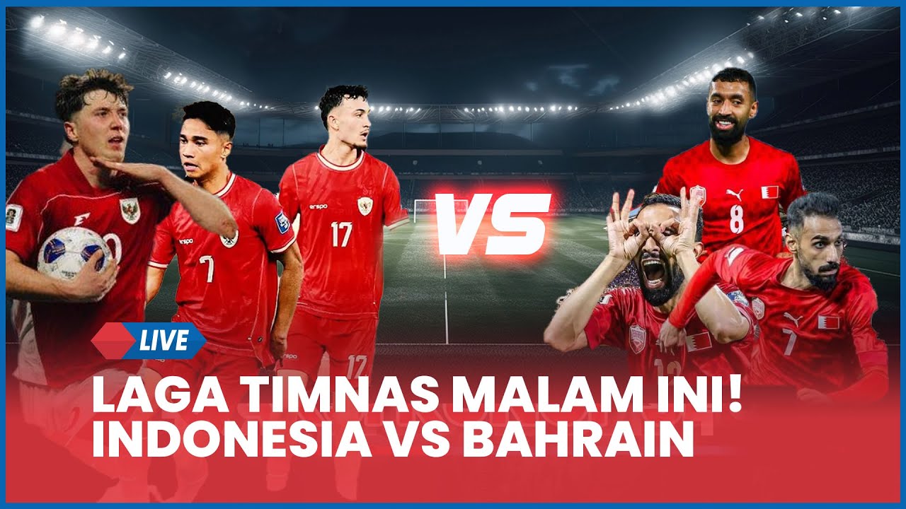 Timnas Indonesia unggul 1-0 atas Bahrain saat laga di Gelora Bung Karno. Foto : Tangkapan Layar Live Tribun Jateng