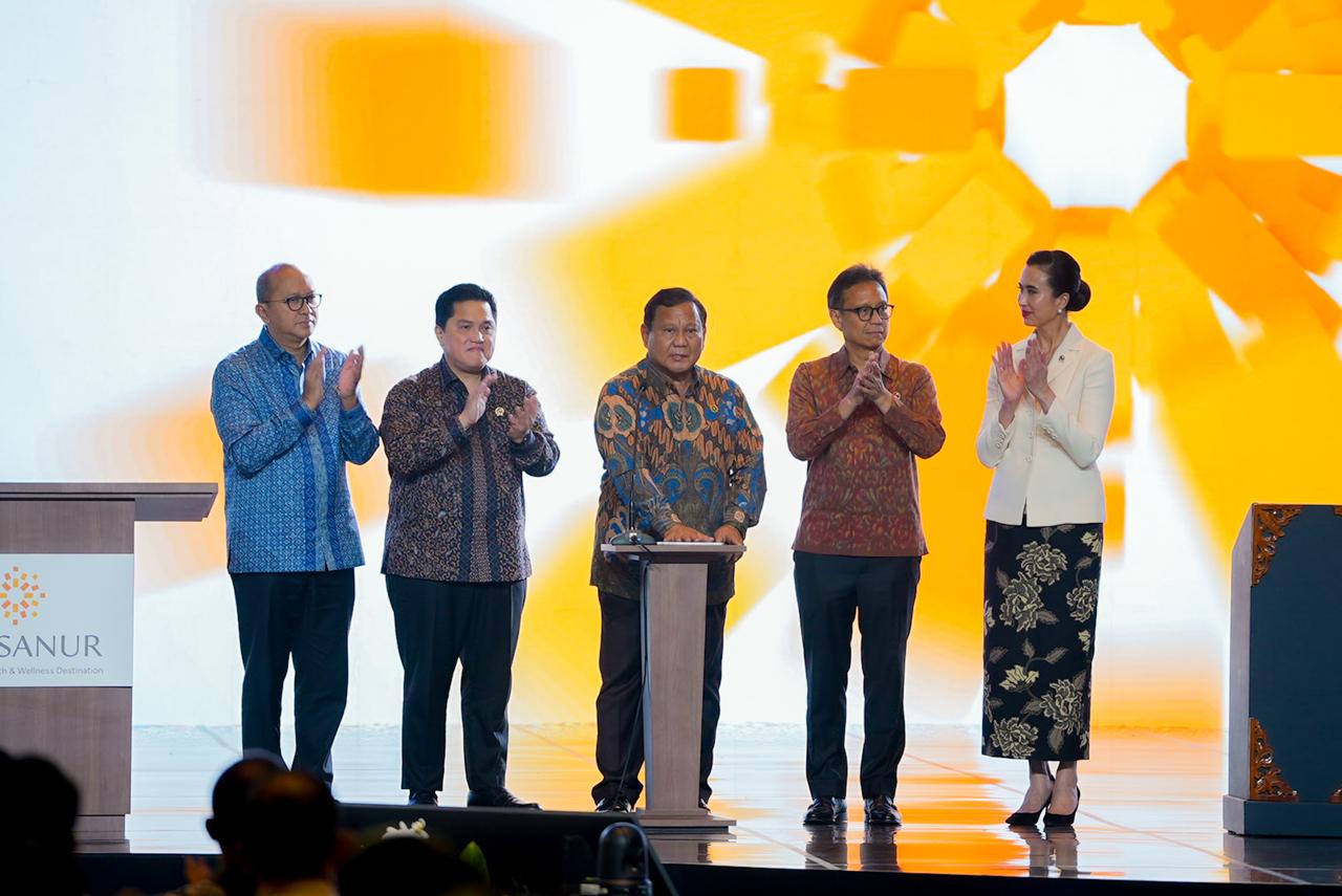 Menteri Pariwisata Widiyanti Putri Wardhana saat turut hadir dalam peresmian KEK Sanur dan Bali International Hospital oleh Presiden Prabowo Subianto di Sanur, Bali, Rabu (25/6/2025). Foto: kemenpar.go.id
