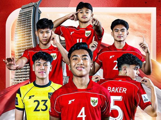 Dengan status juara Grup C, Indonesia akan menghadapi runner-up Grup D. Foto : instagram/erickthohir